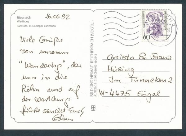 Die Wartburg in Eisenach